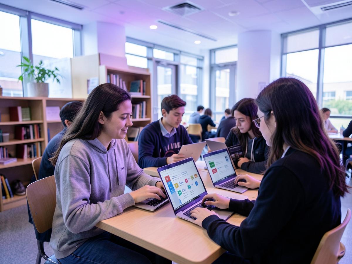 Studenti lieto vairākvalodu studentu portālu bibliotēkā